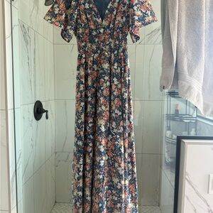 Baltic Born Multicolor Floral Maxi Dress